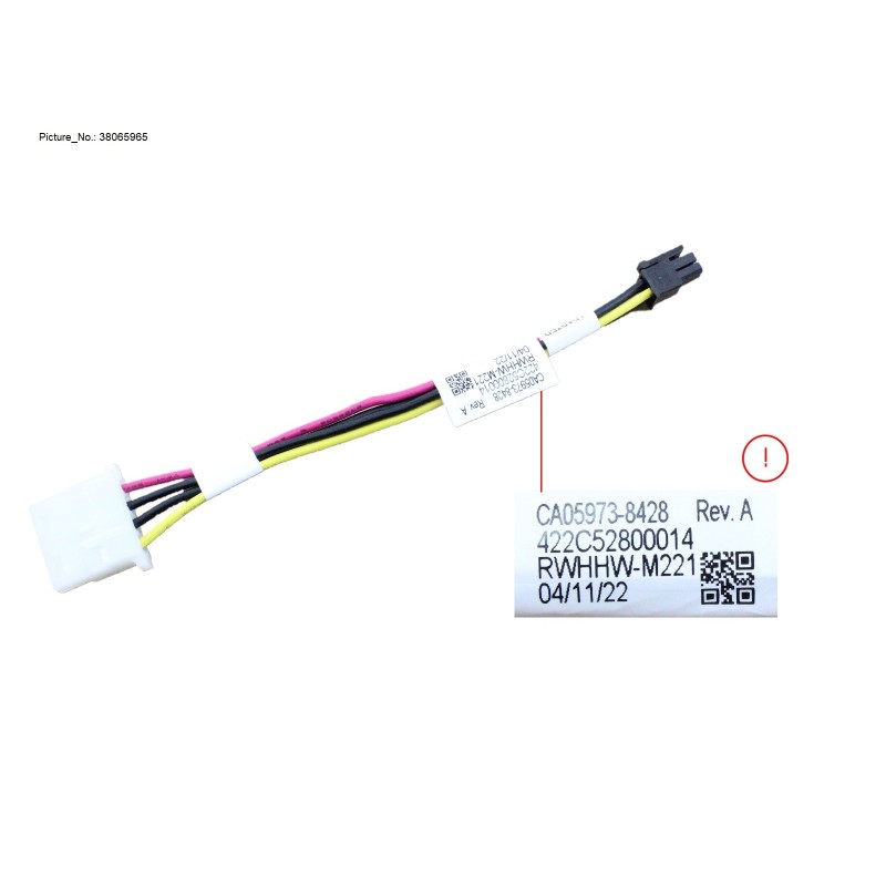 38065965 - POWER CABLE FOR RDX ODD