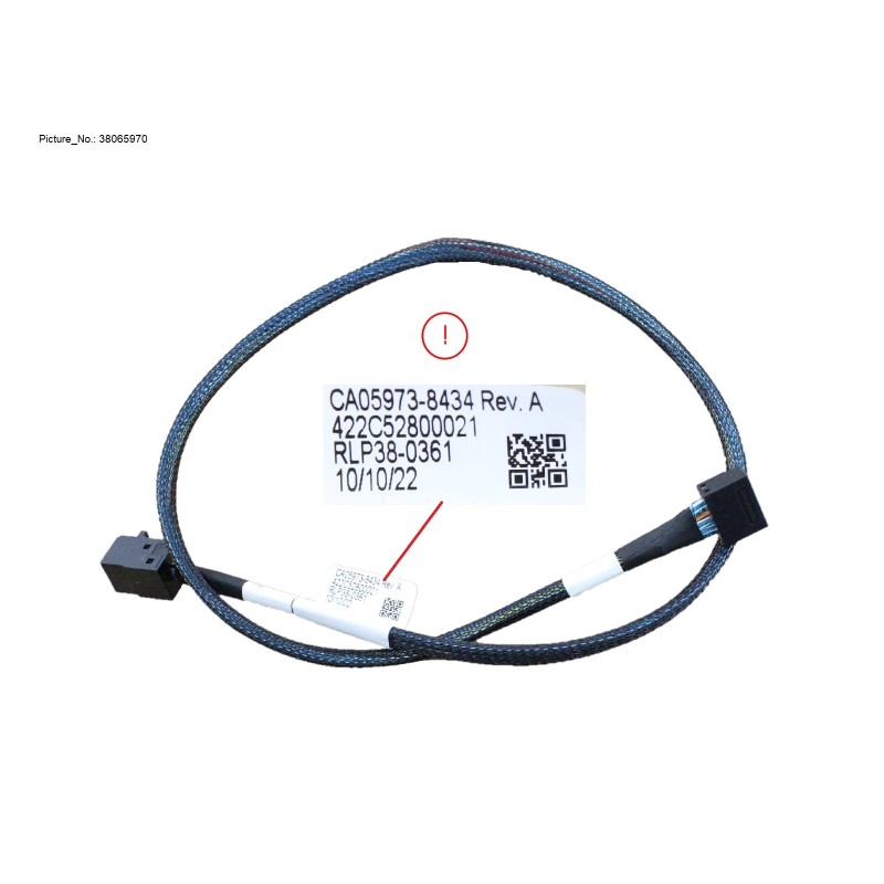 38065970 - SAS3 LYNX 5 TO SAS 3.5  HSBP-2 (580 MM)