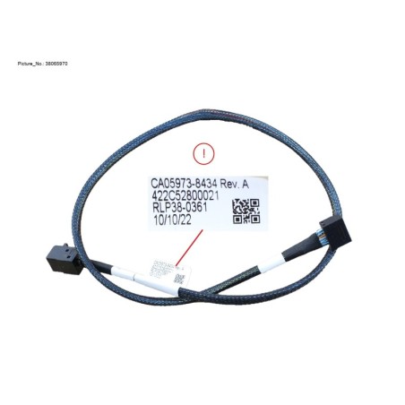 38065970 - SAS3 LYNX 5 TO SAS 3.5  HSBP-2 (580 MM)
