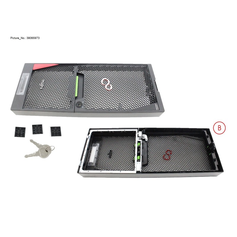 38065973 - TOWER BEZEL (TOP.BTM.FRAME)