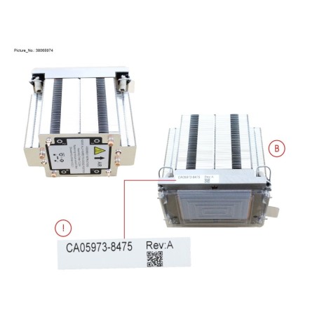 38065974 - TX2550M7 TOWER CPU HEATSINK (3U)