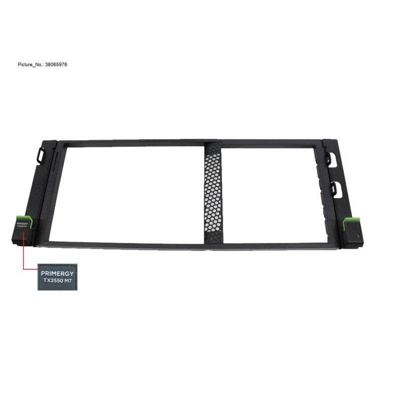 38065976 - TX2550M7 RACK FRAME W. 3 LABEL