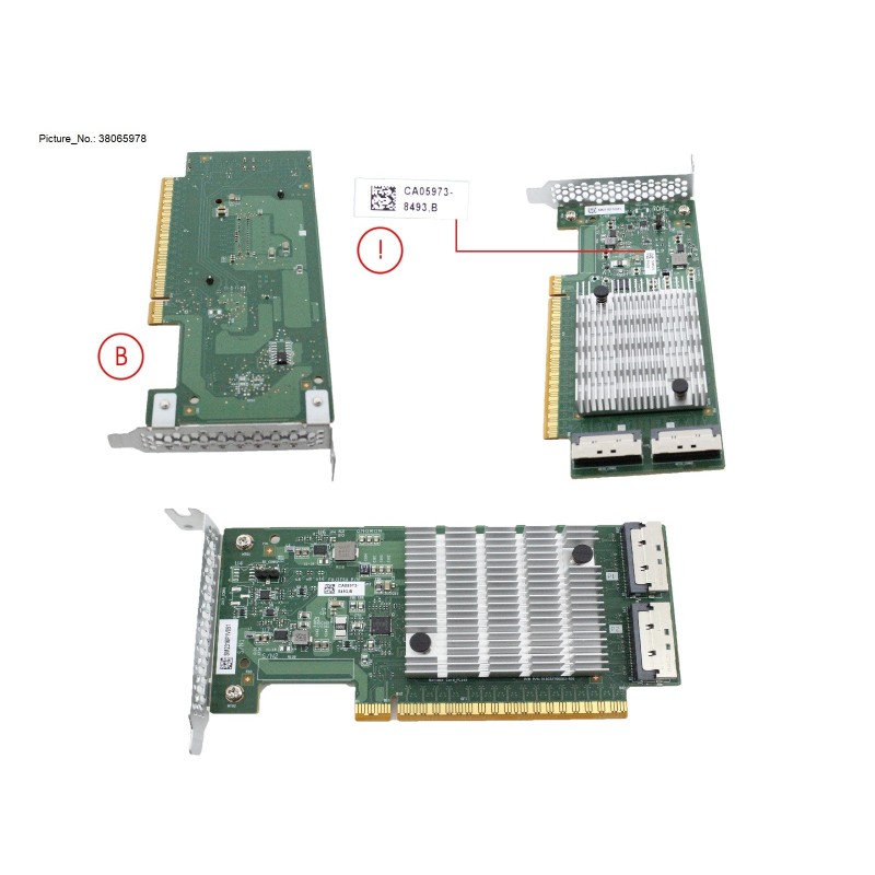 38065978 - TX2550M7_G5_4 SLOT RETIMER W. BKT