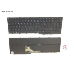 34081212 - KEYBOARD BLACK W. BL FRANCE