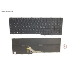 34081213 - KEYBOARD BLACK W. BL ITALY