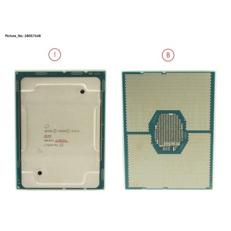 38057648 - CPU XEON GOLD 6140 2.3GHZ 140W
