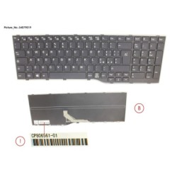 34079019 - KEYBOARD BLACK ITALY WIN10