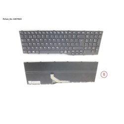 34079023 - KEYBOARD BLACK PORTUGAL WIN10