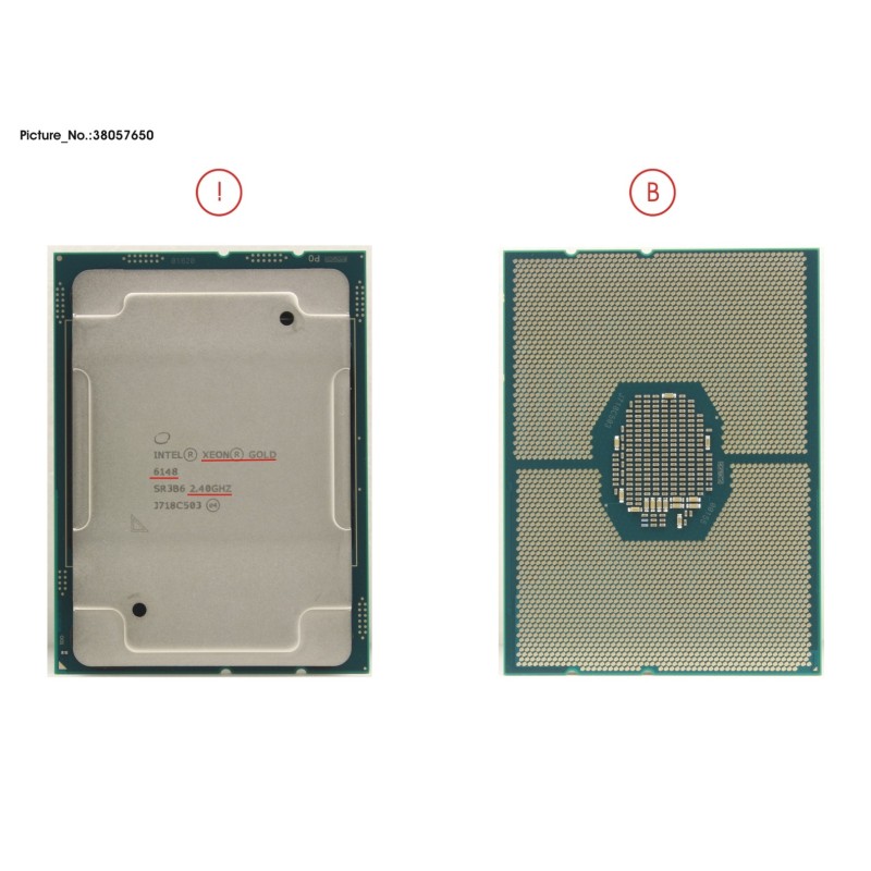 38057650 - CPU XEON GOLD 6148 2.4GHZ 150W