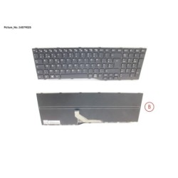 34079025 - KEYBOARD BLACK BELGIUM WIN10