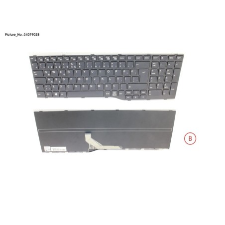 34079028 - KEYBOARD BLACK TURKEY WIN10