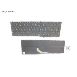 34079187 - KEYBOARD BLACK FRANCE WIN10