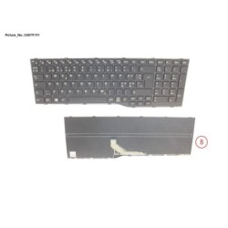 34079191 - KEYBOARD BLACK NORDIC WIN10