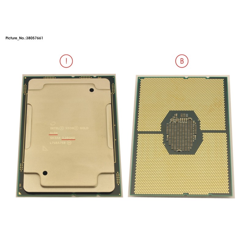 38057661 - CPU XEON GOLD 6134 3.2GHZ 130W
