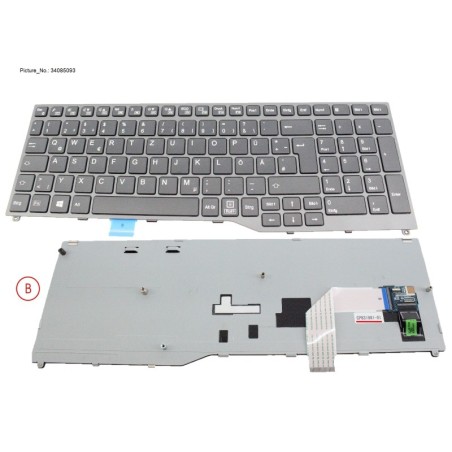 34085093 - KEYBOARD BLACK GERMANY