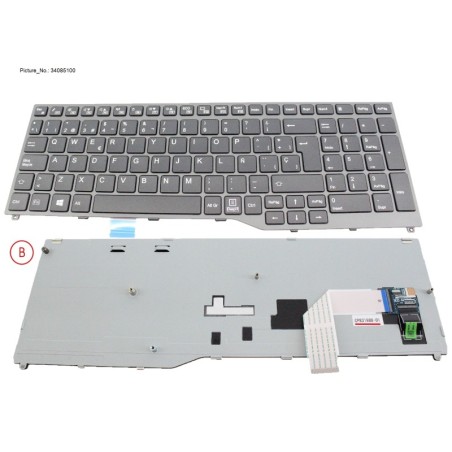 34085100 - KEYBOARD BLACK SPAIN