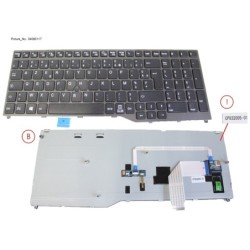 34085117 - KEYBOARD BLACK W. TS FRANCE