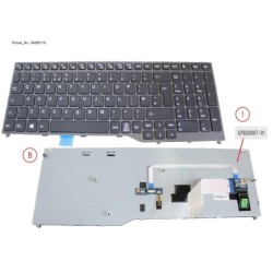 34085119 - KEYBOARD BLACK W. TS UK