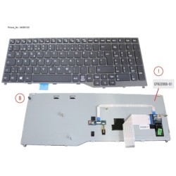 34085120 - KEYBOARD BLACK W. TS SWEDEN.FINLAND