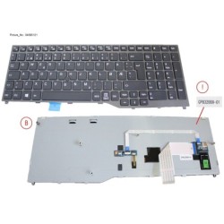 34085121 - KEYBOARD BLACK W. TS NORWAY