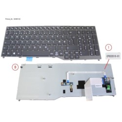 34085122 - KEYBOARD BLACK W. TS DENMARK