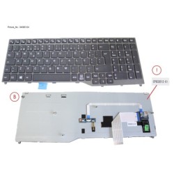 34085124 - KEYBOARD BLACK W. TS PORTUGAL