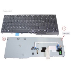 34085127 - KEYBOARD BLACK W. TS BELGIUM
