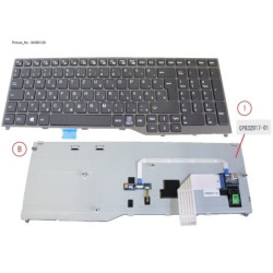 34085129 - KEYBOARD BLACK W. TS HUNGARY