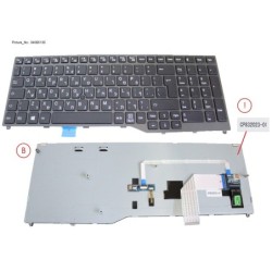 34085135 - KEYBOARD BLACK W. TS HEBREW