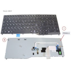 34085137 - KEYBOARD BLACK W. TS CZECH.SLOVAKIA.US