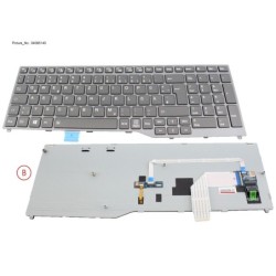 34085140 - KEYBOARD BLACK W. BL GERMANY