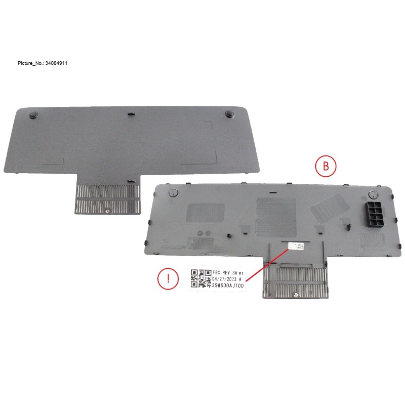 34084911 - COVER. SERVICE DOOR
