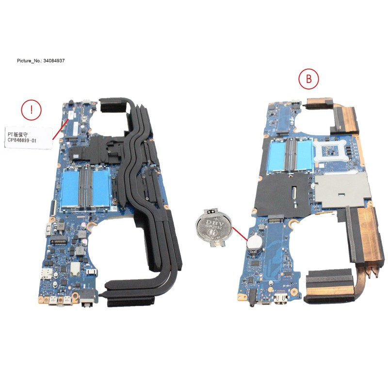 34084937 - MAINBOARD. I9 RTX 5000 ADA