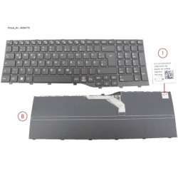 34084779 - KEYBOARD BLACK GERMANY WIN11 (NEW_FN)