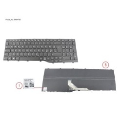 34084783 - KEYBOARD BLACK NORDIC WIN11 (NEW_FN)