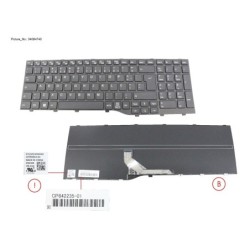 34084745 - KEYBOARD BLACK PORTUGAL WIN11 (NEW_FN)