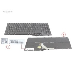 34084760 - KEYBOARD BLACK W. BL FRANCE (NEW_FN)