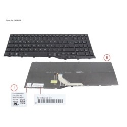 34084766 - KEYBOARD BLACK W. BL US (NEW_FN)