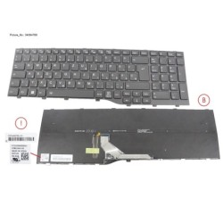 34084769 - KEYBOARD BLACK W. BL HUNGARY (NEW_FN)