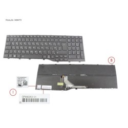 34084773 - KEYBOARD BLACK W. BL ARABIC.UK (NEW_FN)