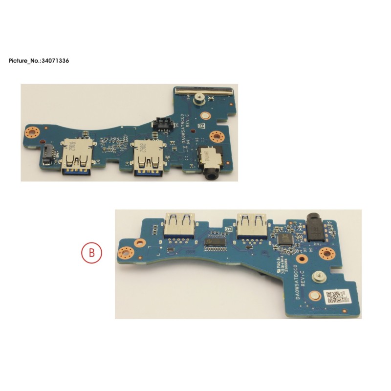 34071336 - SUB BOARD. USB.AUDIO
