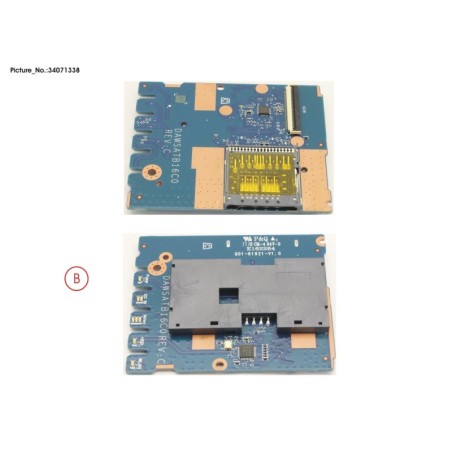 34071338 - SUB BOARD. SMARTCARD.LED