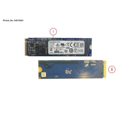 34076024 - SSD PCIE M.2 2280 XG5 512GB(NON-SED)