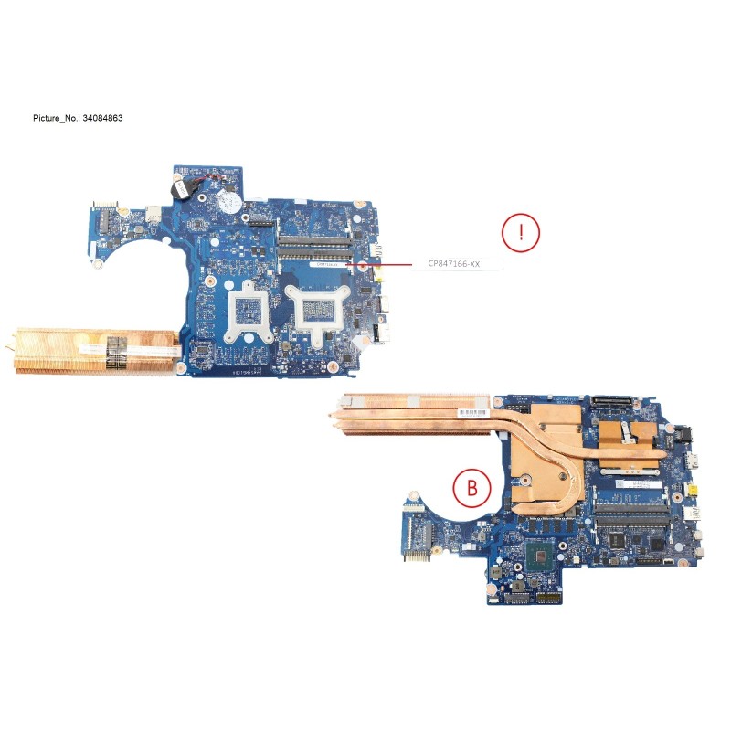34084863 - MB ASSY E-2186M N18E-Q1 P3200 (PRVD)