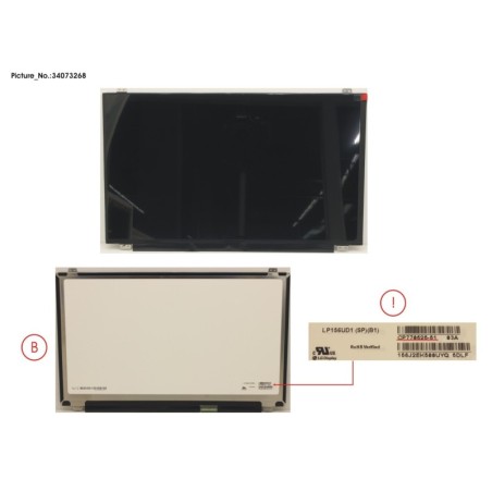 34073268 - LCD PANEL LGD AG. LP156UD1-SPB1 (UHD)
