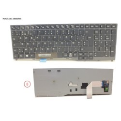 38060965 - KEYBOARD BLACK W.O TS BELGIUM