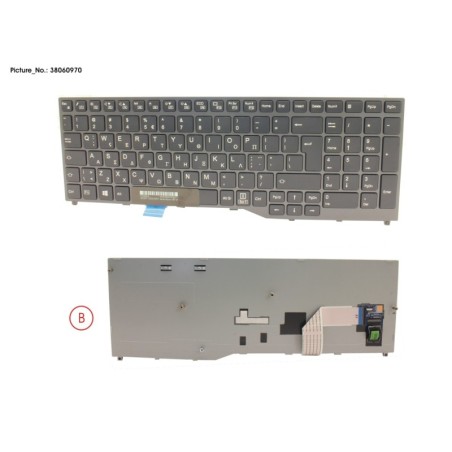 38060970 - KEYBOARD BLACK W.O TS GREECE