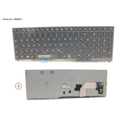 38060971 - KEYBOARD BLACK W.O TS EAST EUROPE