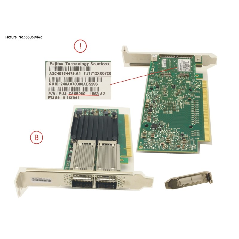 38059463 - IB HCA 100GB 2 PORT EDR