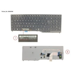38060988 - KEYBOARD BLACK W. TS UK
